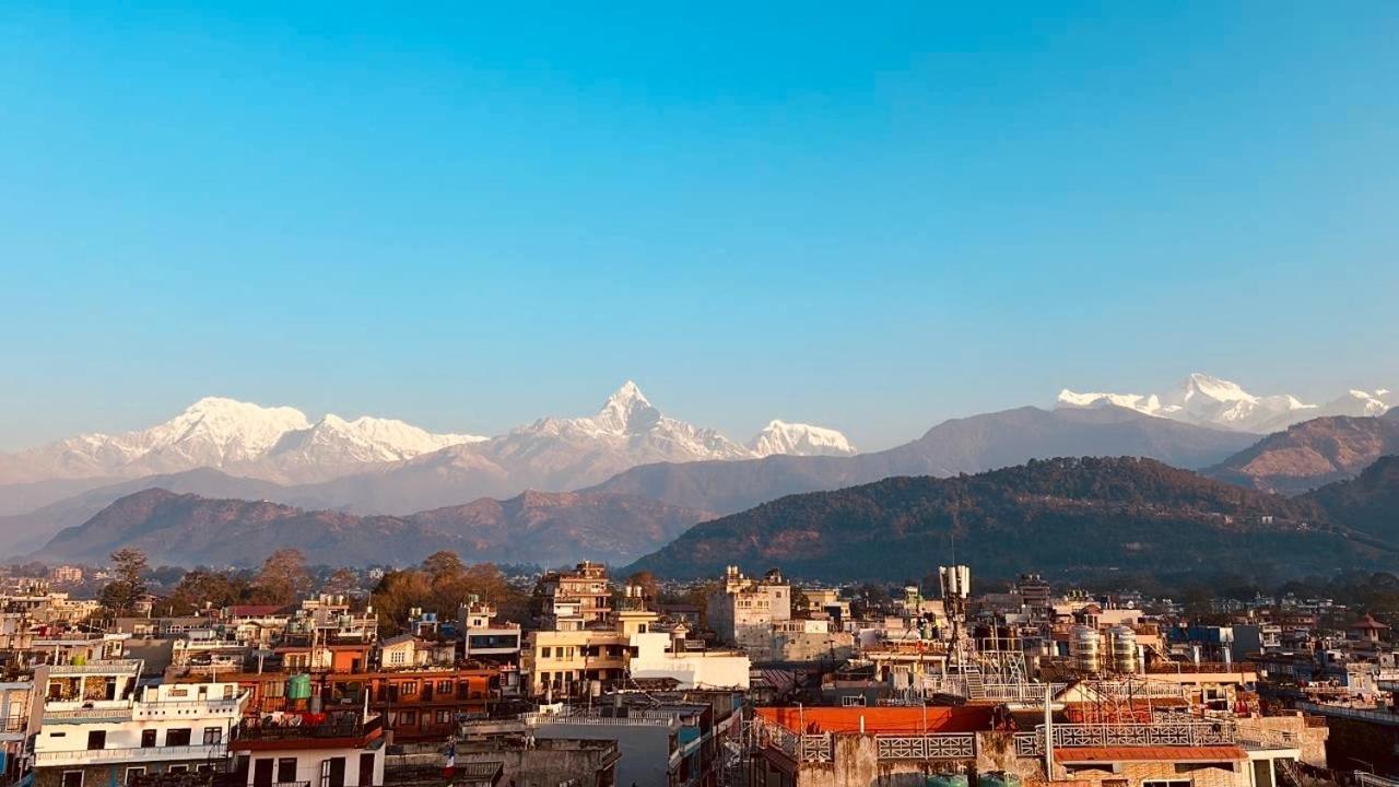 Penthouse 3 Bedroom Apartment With A Beautiful View Pokhara Exterior foto